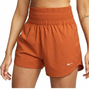 Nike Women’s One Ultra High Rise Dri-Fit Shorts Dark Russet XS
